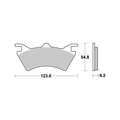 Brzdové destičky Sifam S1973N
